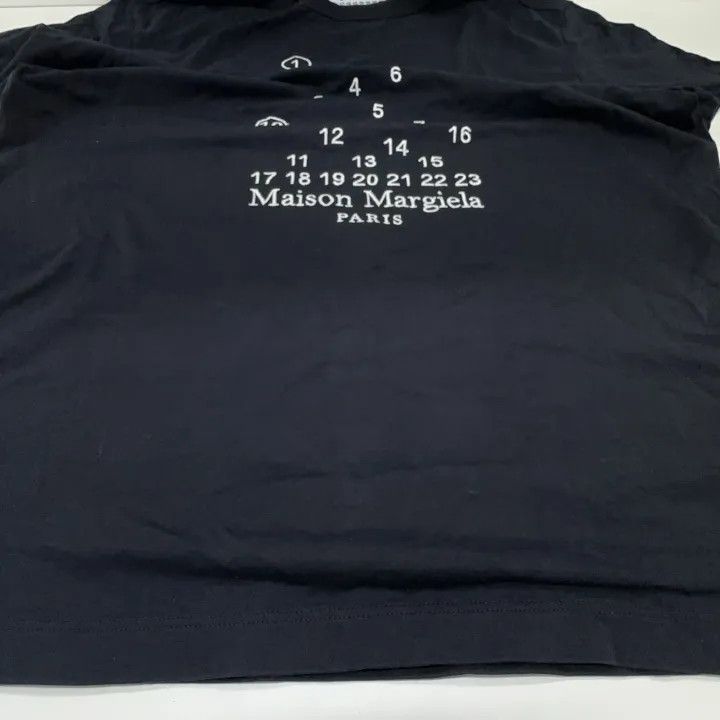 Maison Margiela Maison Margiela FW22 Black Logo Short-Sleeve T-Shirt 0079 Size US S / EU 44-46 / 1 - 8 Thumbnail