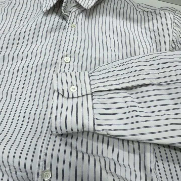 Maison Margiela Maison Margiela Striped Long Sleeve Shirt for Men 0079 Size US M / EU 48-50 / 2 - 15 Thumbnail