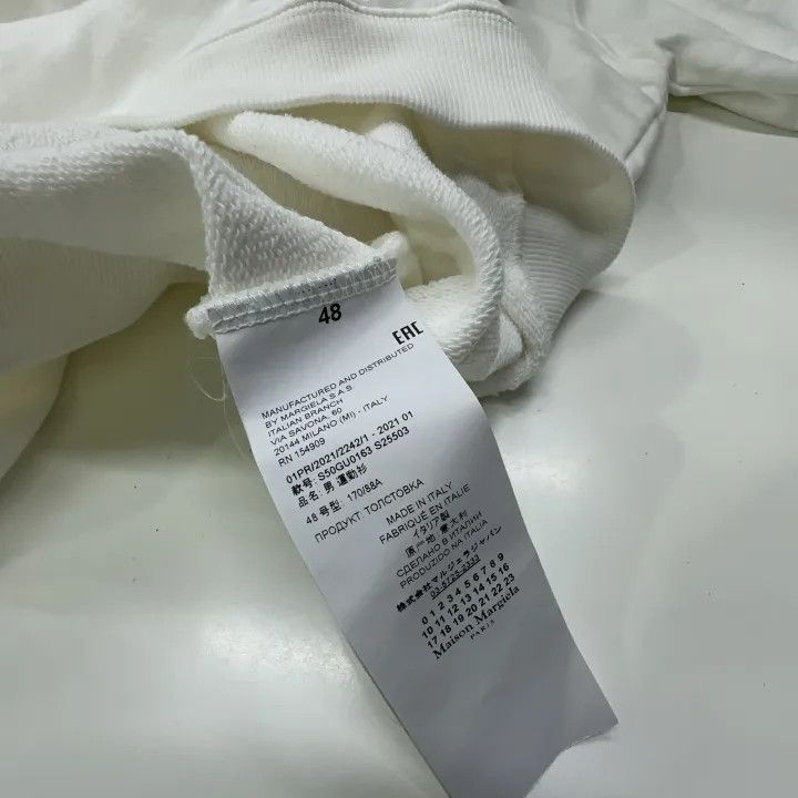 Maison Margiela Maison Margiela SS21 Embroidered Hoodie 0079 Size US M / EU 48-50 / 2 - 4 Thumbnail