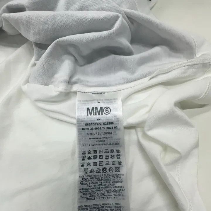 Maison Margiela MM6 Maison Margiela Color-Block Print Short Sleeve Tee 0079 Size US L / EU 52-54 / 3 - 5 Thumbnail