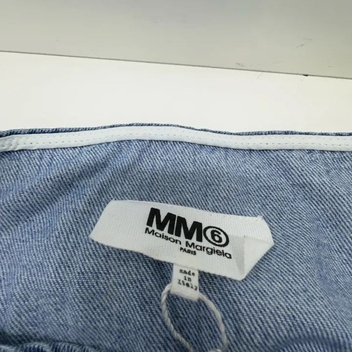 Maison Margiela MM6 Maison Margiela Blue Sleeveless Denim Dress 0079 Size US 38 / EU 54 - 5 Thumbnail