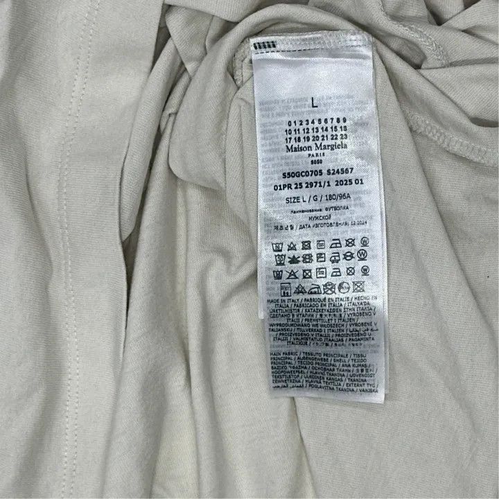 Maison Margiela Maison Margiela Embroidered Logo Loose T-Shirt 0079 Size US L / EU 52-54 / 3 - 2 Thumbnail