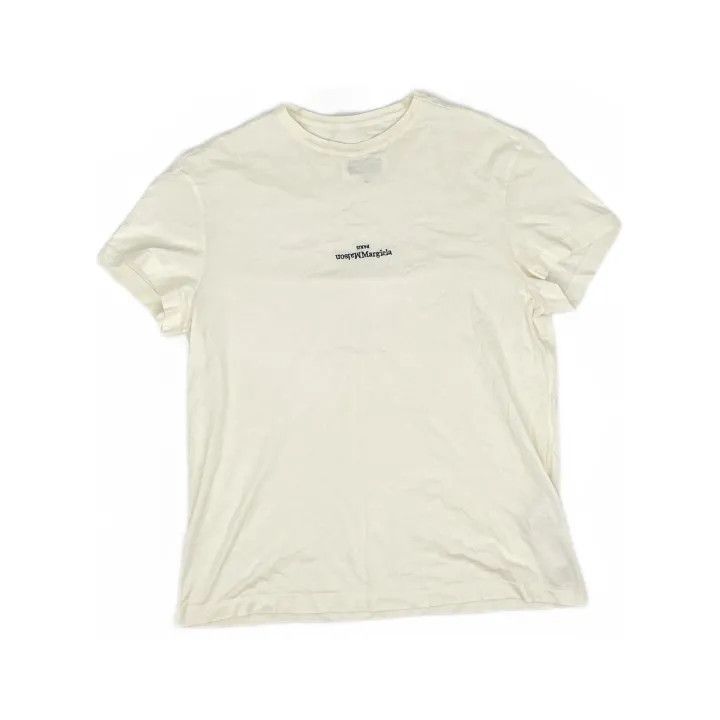 Maison Margiela Maison Margiela Logo Print Short Sleeve T-Shirt 0079 Size US M / EU 48-50 / 2 - 2 Thumbnail