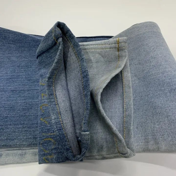 Maison Margiela Maison Margiela Colorblocked Slim Fit Denim Pants 0079 Size US 29 - 13 Thumbnail