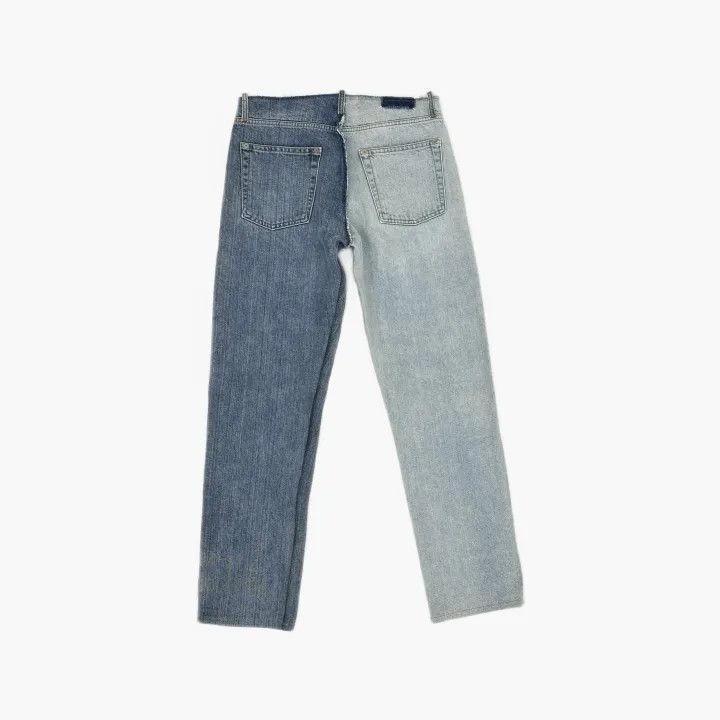 Maison Margiela Maison Margiela Colorblocked Slim Fit Denim Pants 0079 Size US 29 - 3 Thumbnail