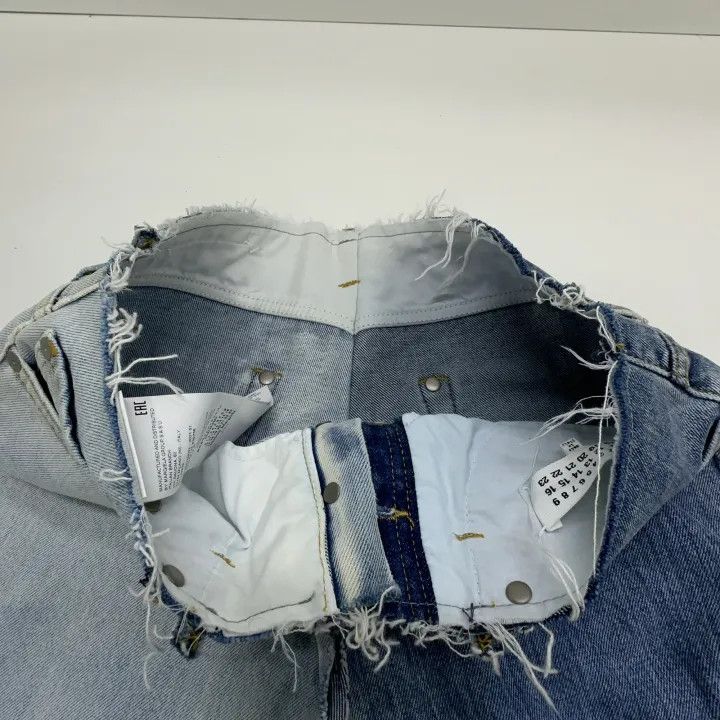 Maison Margiela Maison Margiela Colorblocked Slim Fit Denim Pants 0079 Size US 29 - 14 Thumbnail