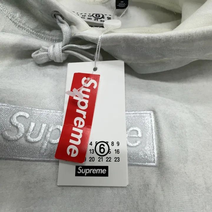 Maison Margiela Supreme x MM6 Maison Margiela White Hoodie 0079 Size US M / EU 48-50 / 2 - 4 Thumbnail