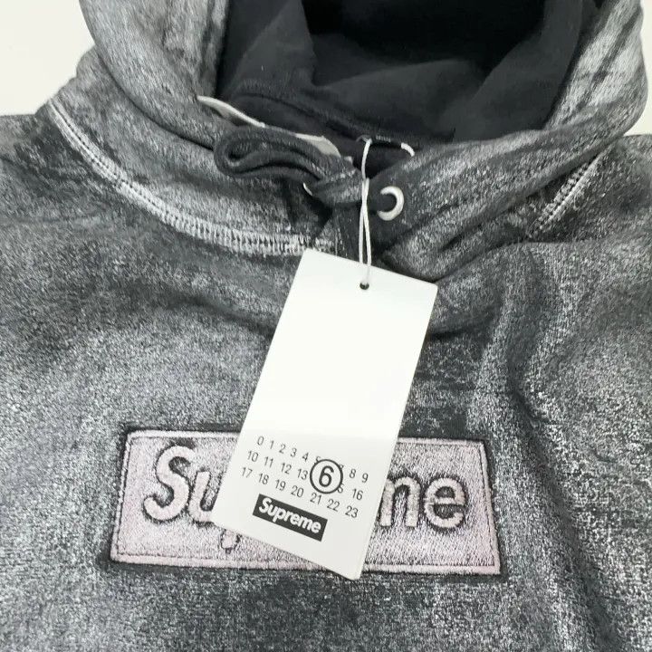 Maison Margiela Supreme x MM6 Maison Margiela Painted Logo Hoodie 0079 Size US S / EU 44-46 / 1 - 5 Thumbnail