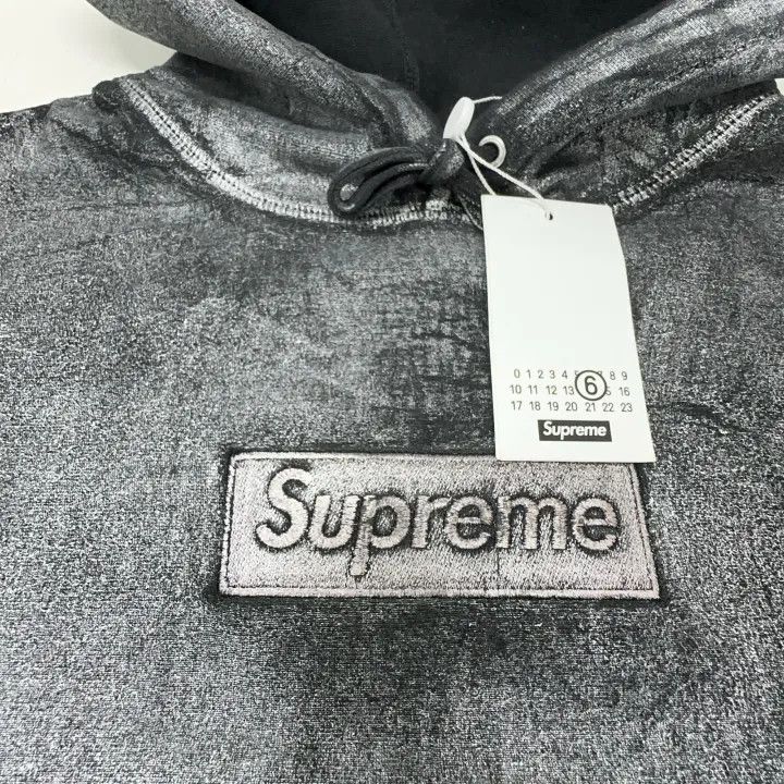 Maison Margiela Supreme x MM6 Maison Margiela Painted Logo Hoodie 0079 Size US S / EU 44-46 / 1 - 7 Thumbnail