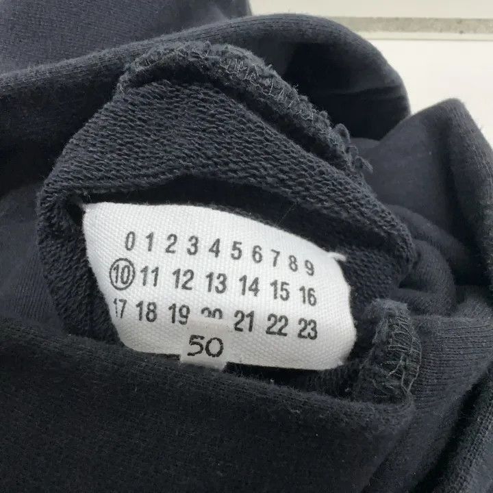 Maison Margiela Maison Margiela Black Cotton Logo Hoodie 0079 Size US L / EU 52-54 / 3 - 6 Thumbnail