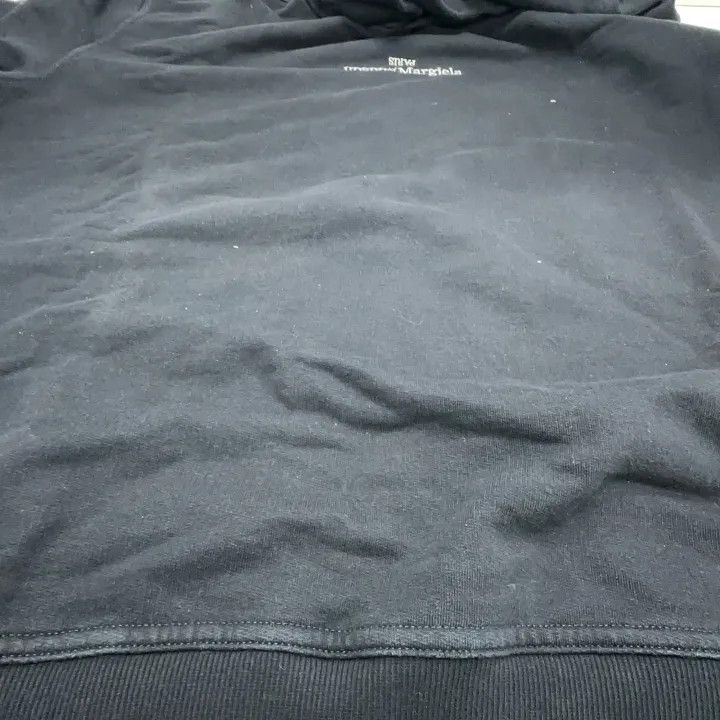 Maison Margiela Maison Margiela Black Cotton Logo Hoodie 0079 Size US L / EU 52-54 / 3 - 9 Thumbnail