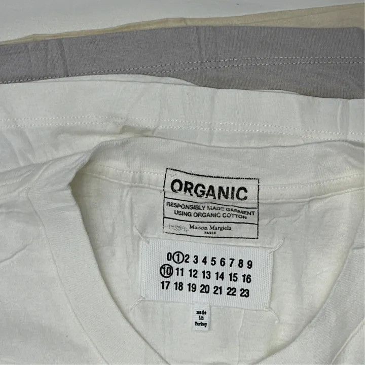 Maison Margiela Maison Margiela Pack of 3 Organic T-Shirts 0079 Size US L / EU 52-54 / 3 - 2 Thumbnail