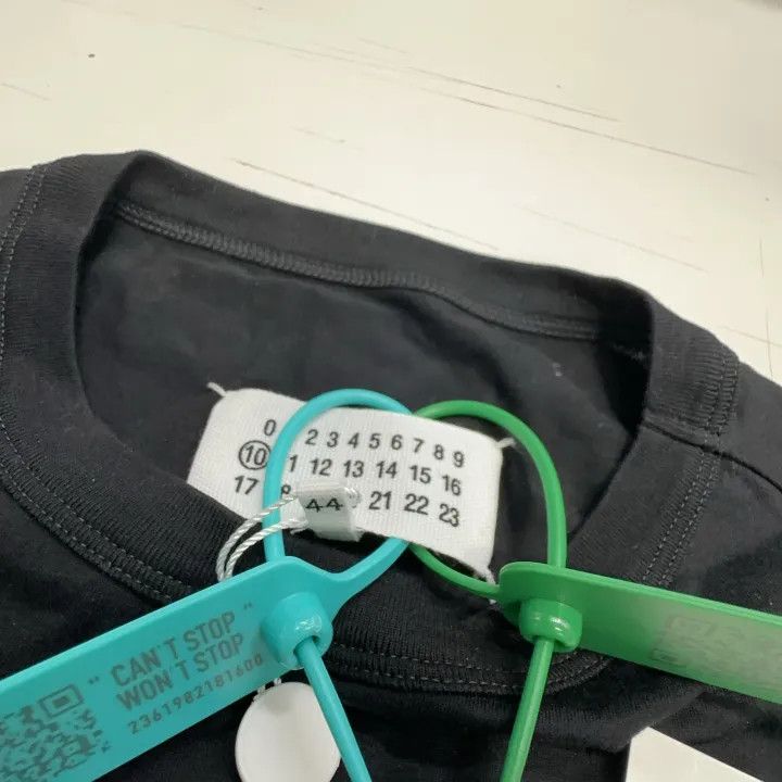 Maison Margiela Maison Margiela Black Logo Short Sleeve Polo 0079 Size US S / EU 44-46 / 1 - 2 Thumbnail