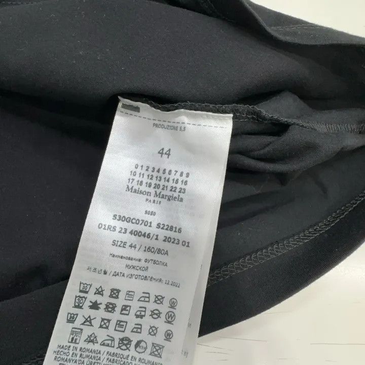Maison Margiela Maison Margiela Black Logo Short Sleeve Polo 0079 Size US S / EU 44-46 / 1 - 4 Thumbnail