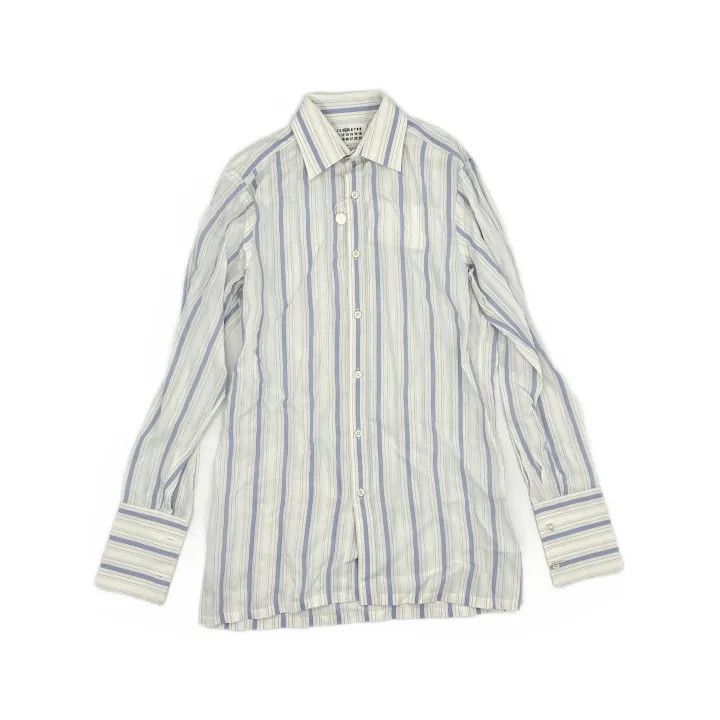 Maison Margiela Maison Margiela Striped Button-Up Shirt 0079 Size US M / EU 48-50 / 2 - 2 Thumbnail