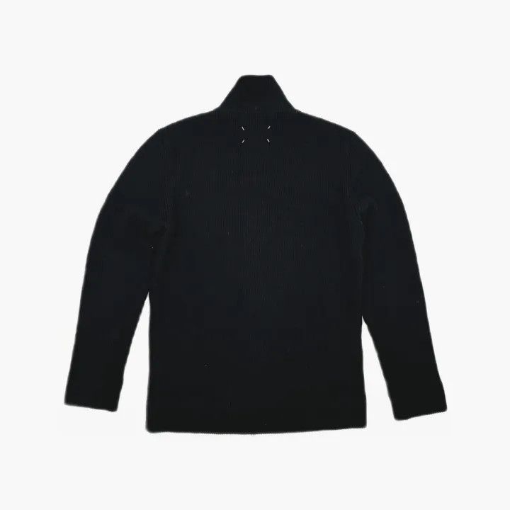 Maison Margiela Maison Margiela Black Zippered Knit Cardigan 0079 Size US XL / EU 56 / 4 - 3 Thumbnail