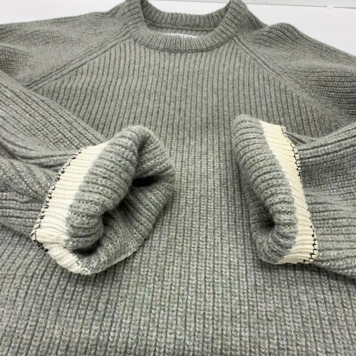 Maison Margiela Maison Margiela Men's Knit Sweater in Gray 0079 Size US M / EU 48-50 / 2 - 7 Thumbnail