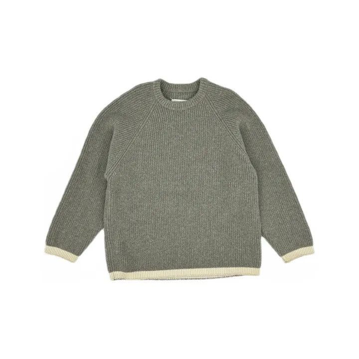 Maison Margiela Maison Margiela Men's Knit Sweater in Gray 0079 Size US M / EU 48-50 / 2 - 2 Thumbnail