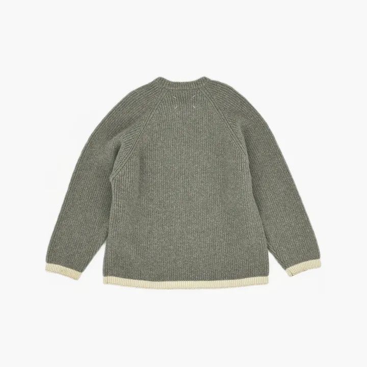 Maison Margiela Maison Margiela Men's Knit Sweater in Gray 0079 Size US M / EU 48-50 / 2 - 3 Thumbnail
