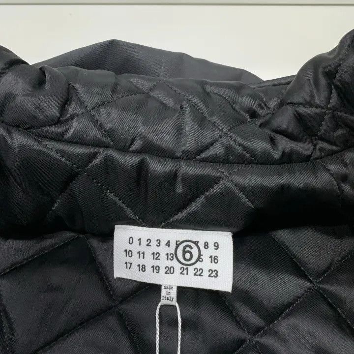 Maison Margiela MM6 Maison Margiela Black Quilted Long Sleeve Jacket 0079 Size US M / EU 48-50 / 2 - 4 Thumbnail