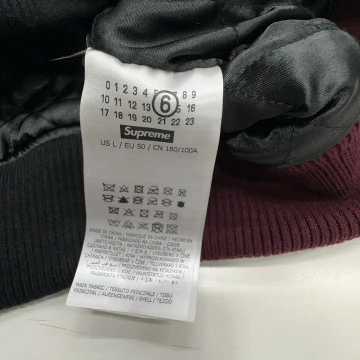 Maison Margiela Supreme x MM6 Maison Margiela Varsity Jacket 0079 Size US L / EU 52-54 / 3 - 3 Thumbnail