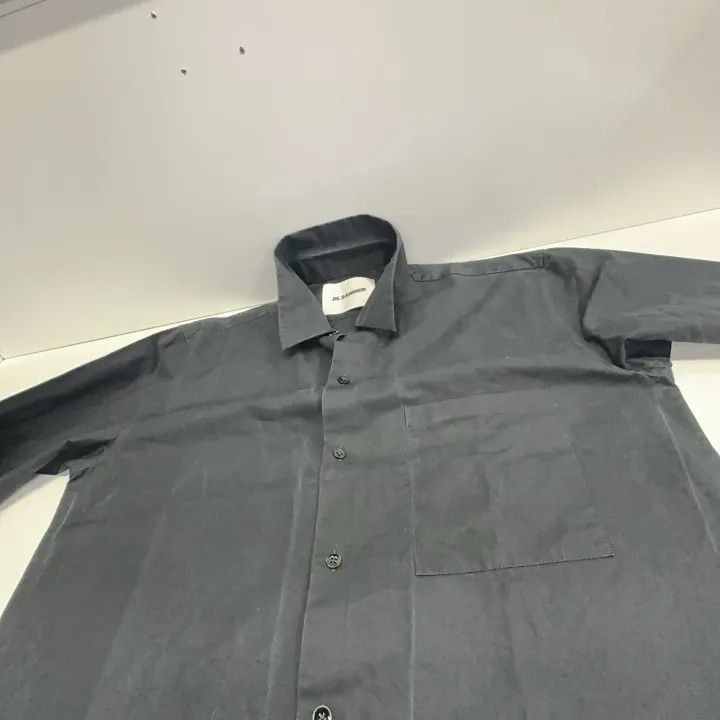 Jil Sander JIL SANDER Minimalist Long Sleeve Button-Up Shirt 0079 Size US M / EU 48-50 / 2 - 9 Thumbnail