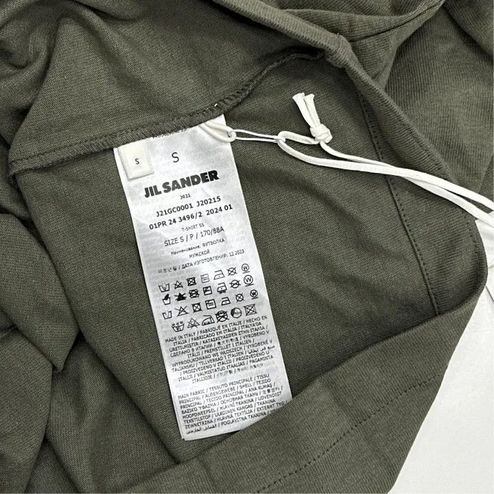 Jil Sander JIL SANDER Letter Print Short Sleeve T-Shirt 0079 Size US S / EU 44-46 / 1 - 3 Thumbnail