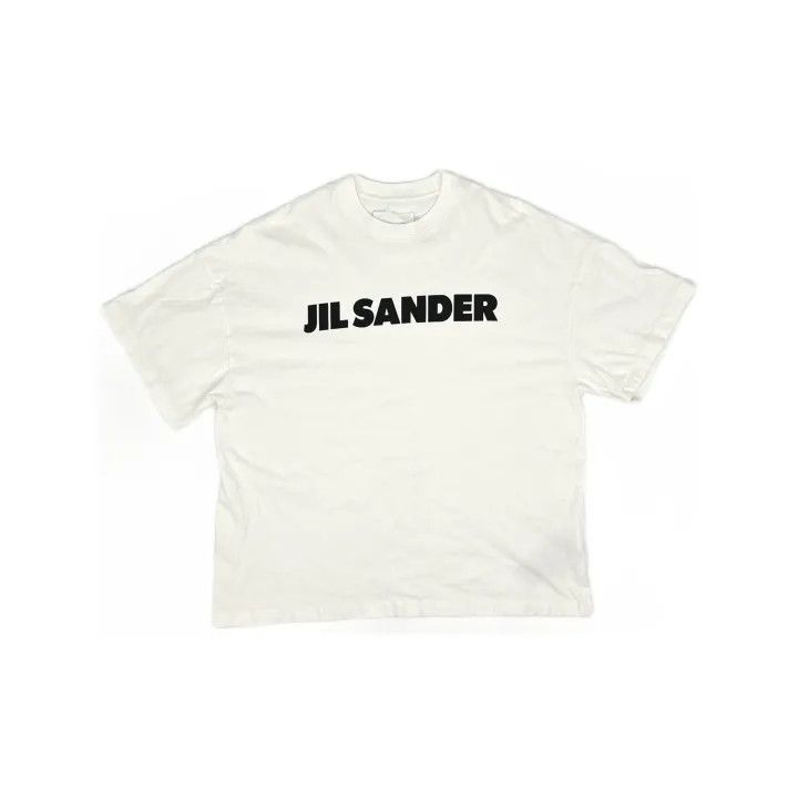 Jil Sander JIL SANDER Letters Print Short Sleeve T-Shirt 0079 Size US M / EU 48-50 / 2 - 2 Thumbnail