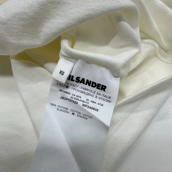 Jil Sander JIL SANDER Logo Print Short Sleeve T-Shirt 0079 Size US XS / EU 42 / 0 - 4 Thumbnail