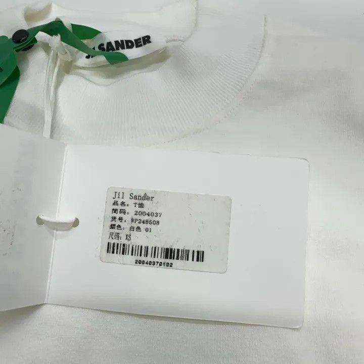 Jil Sander JIL SANDER Logo Print Short Sleeve T-Shirt 0079 Size US XS / EU 42 / 0 - 6 Thumbnail