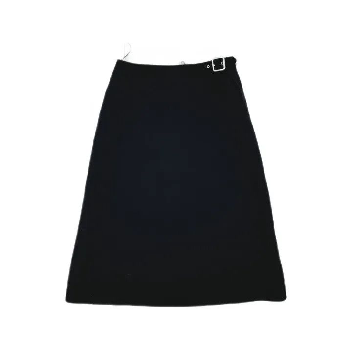 Jil Sander JIL SANDER Black Minimalist Zip Skirt 0079 Size US 38 / EU 54 - 2 Thumbnail