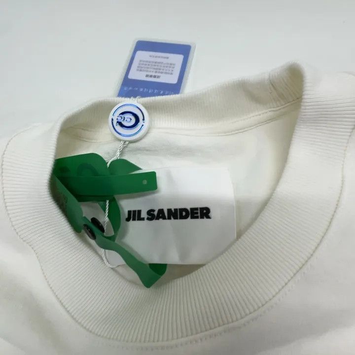 Jil Sander JIL SANDER Logo Print Casual Short Sleeve T-Shirt 0079 Size US L / EU 52-54 / 3 - 8 Thumbnail