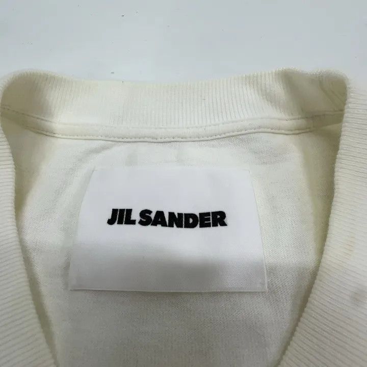 Jil Sander JIL SANDER Logo Print Short Sleeve T-Shirt 0079 Size US XL / EU 56 / 4 - 4 Thumbnail