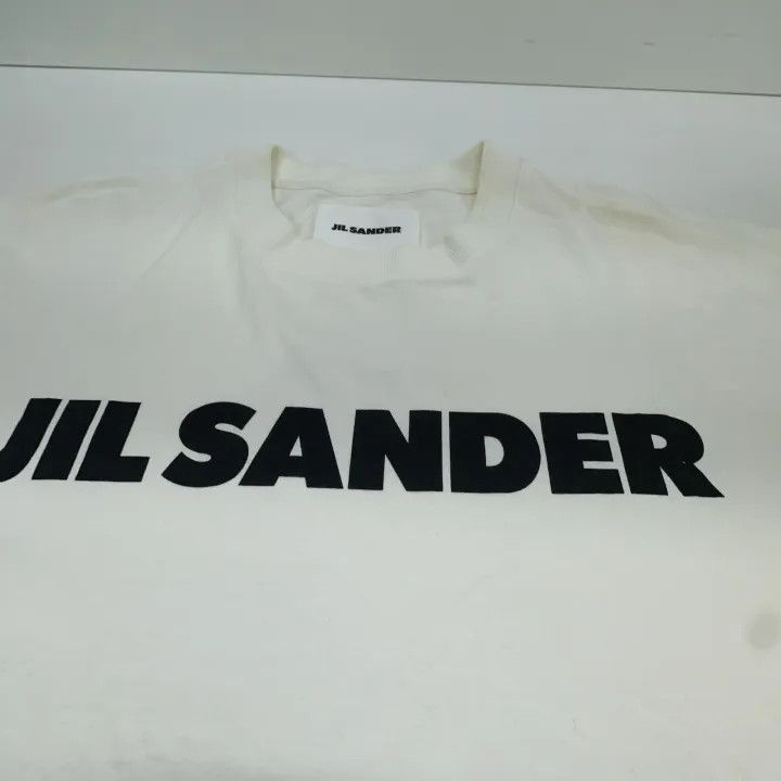 Jil Sander JIL SANDER Logo Print Short Sleeve T-Shirt 0079 Size US XL / EU 56 / 4 - 8 Thumbnail