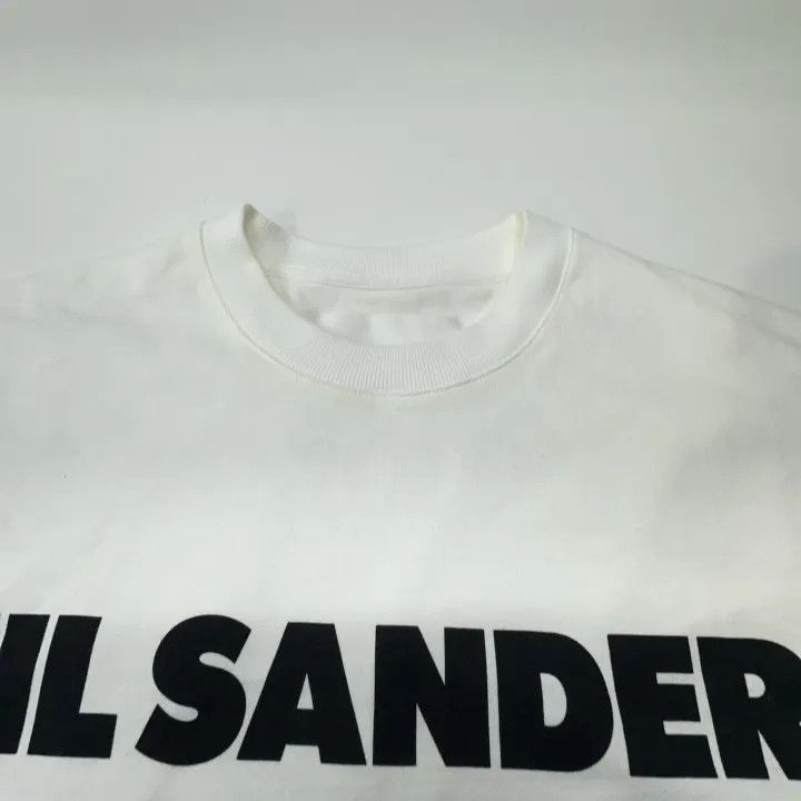 Jil Sander JIL SANDER Casual Logo Print Short Sleeve T-shirt 0079 Size US S / EU 44-46 / 1 - 9 Thumbnail