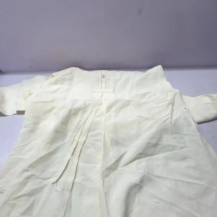 Jil Sander Jil Sander Long Sleeve Dress in Off-White 0079 Size US S / EU 44-46 / 1 - 14 Thumbnail