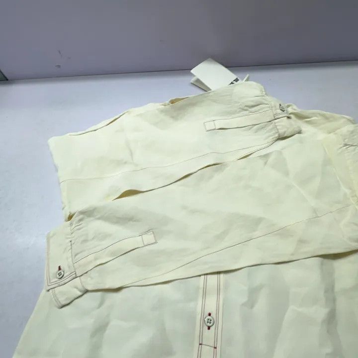 Jil Sander Jil Sander Long Sleeve Dress in Off-White 0079 Size US S / EU 44-46 / 1 - 10 Thumbnail