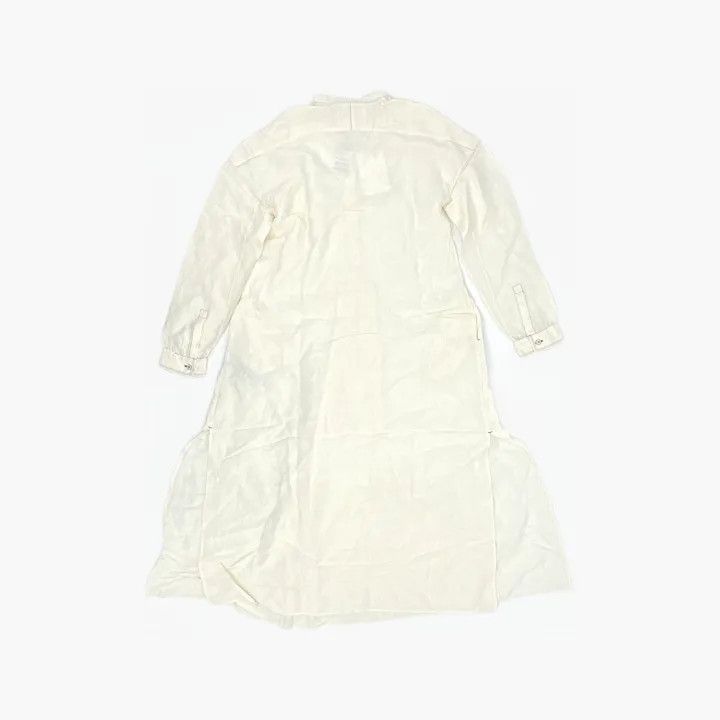 Jil Sander Jil Sander Long Sleeve Dress in Off-White 0079 Size US S / EU 44-46 / 1 - 3 Thumbnail