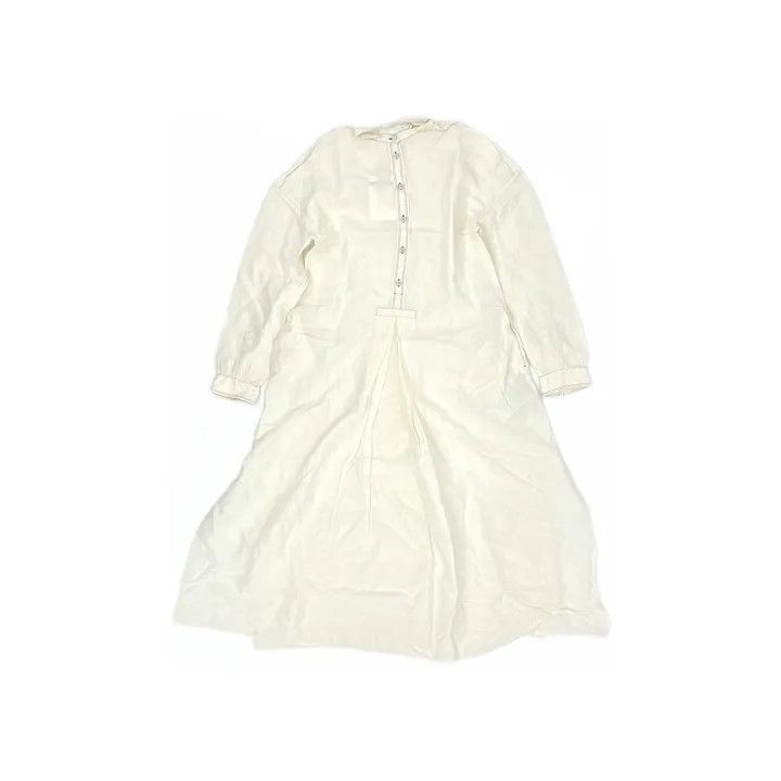 Jil Sander Jil Sander Long Sleeve Dress in Off-White 0079 Size US S / EU 44-46 / 1 - 2 Thumbnail