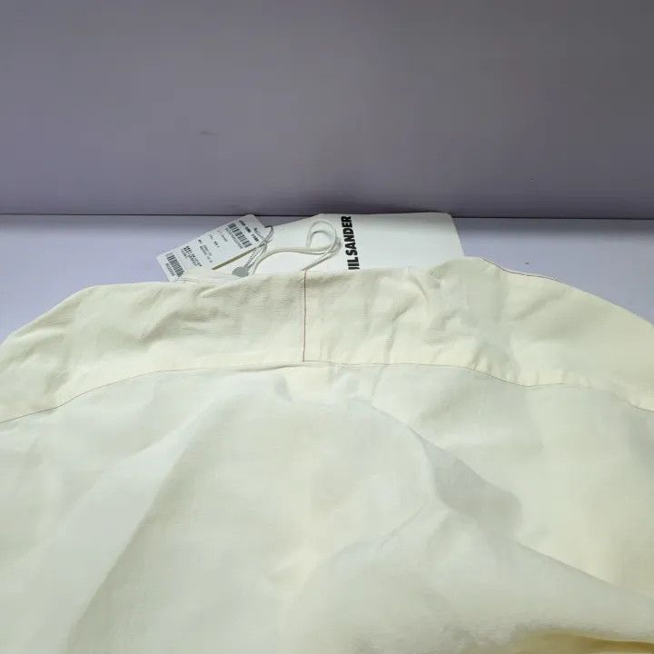 Jil Sander Jil Sander Long Sleeve Dress in Off-White 0079 Size US S / EU 44-46 / 1 - 7 Thumbnail