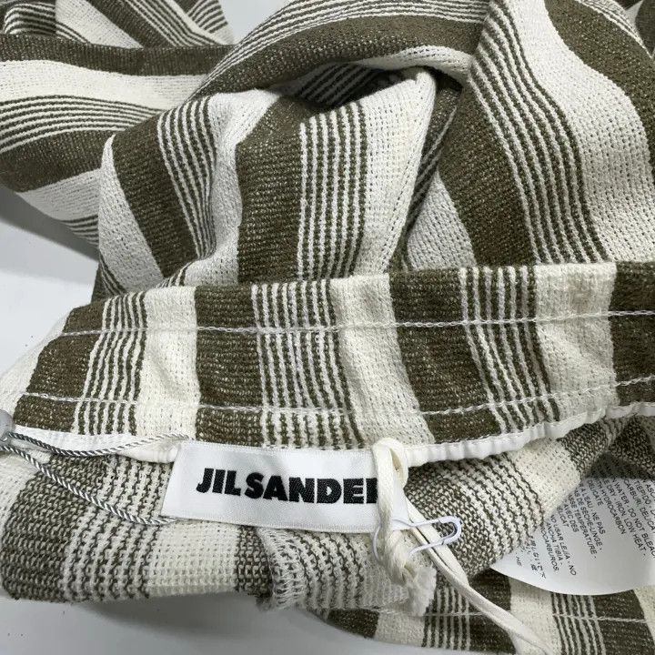 JIL SANDER Color-Block Striped Relaxed Pants 0079