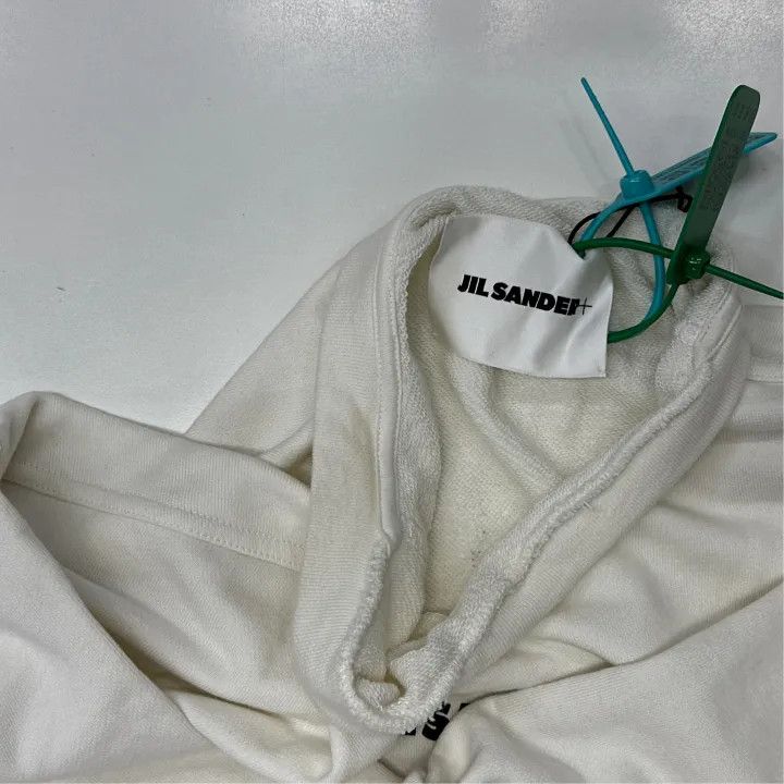 Jil Sander JIL SANDER Men's Logo Print Long Sleeve Sweatshirt 0079 Size US M / EU 48-50 / 2 - 4 Thumbnail