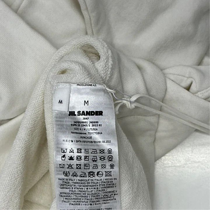 Jil Sander JIL SANDER Men's Logo Print Long Sleeve Sweatshirt 0079 Size US M / EU 48-50 / 2 - 3 Thumbnail