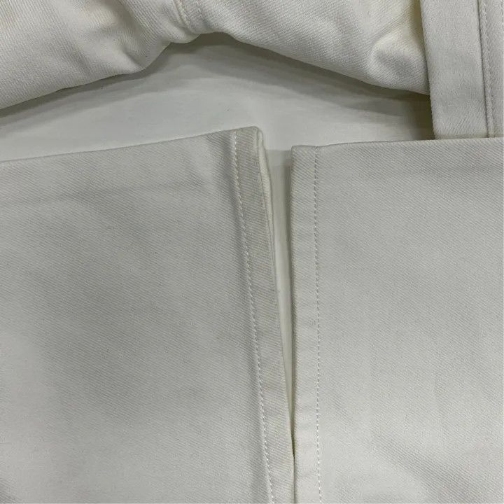 Jil Sander JIL SANDER Men's White Casual Straight Leg Pants 0079 Size US 30 / EU 46 - 6 Thumbnail