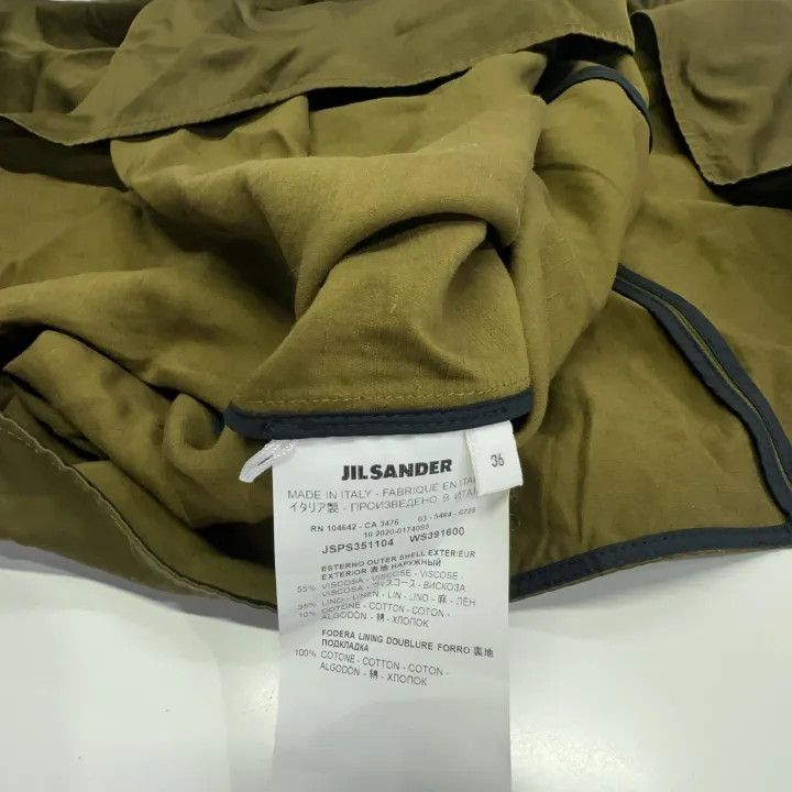 Jil Sander JIL SANDER High-Waist Casual Long Skirt 0079 Size US 36 / EU 52 - 4 Thumbnail