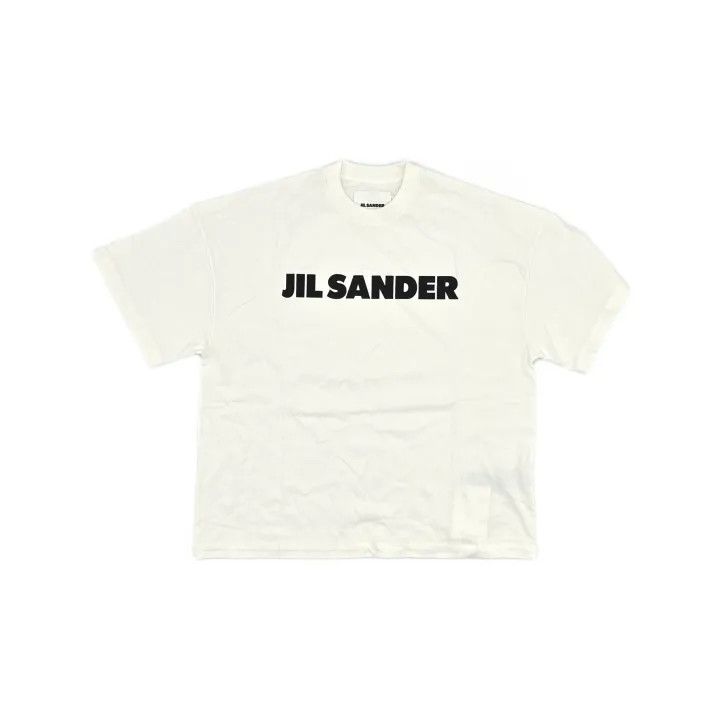 Jil Sander JIL SANDER White Short Sleeve Graphic T-Shirt 0079 Size US M / EU 48-50 / 2 - 2 Thumbnail