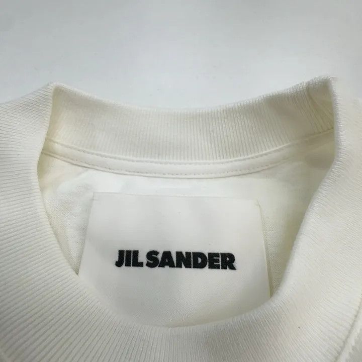 Jil Sander JIL SANDER White Short Sleeve Graphic T-Shirt 0079 Size US M / EU 48-50 / 2 - 6 Thumbnail