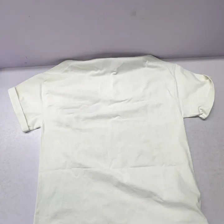 Jil Sander JIL SANDER White Short Sleeve Embroidered T-Shirt 0079 Size US S / EU 44-46 / 1 - 16 Thumbnail
