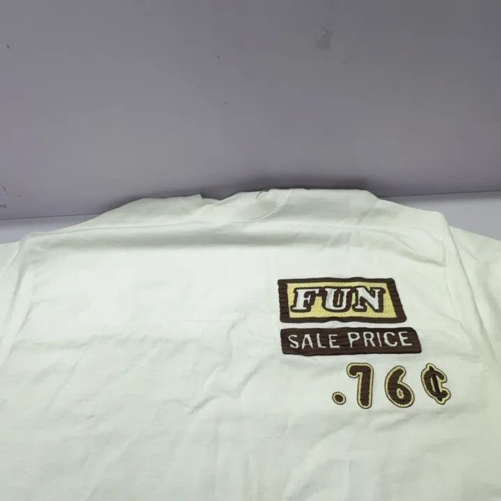 Jil Sander JIL SANDER White Short Sleeve Embroidered T-Shirt 0079 Size US S / EU 44-46 / 1 - 13 Thumbnail