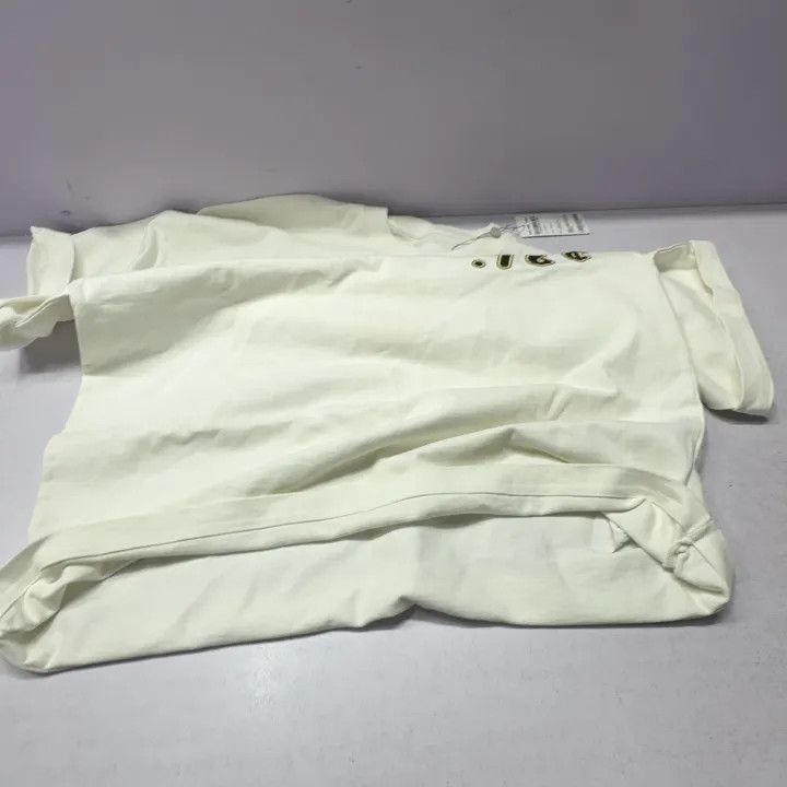 Jil Sander JIL SANDER White Short Sleeve Embroidered T-Shirt 0079 Size US S / EU 44-46 / 1 - 15 Thumbnail